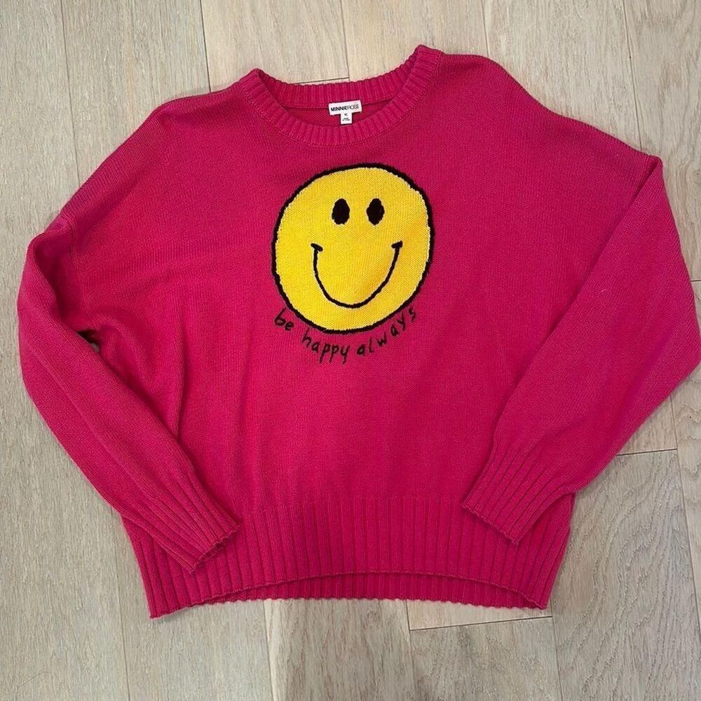 Minnie Rose Women's Pink and Yellow Jumper